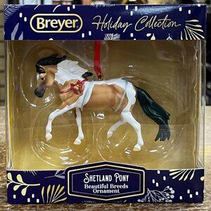 Breyer 2025 Holiday Christmas Beautiful Breeds Ornament - Shetland Pony